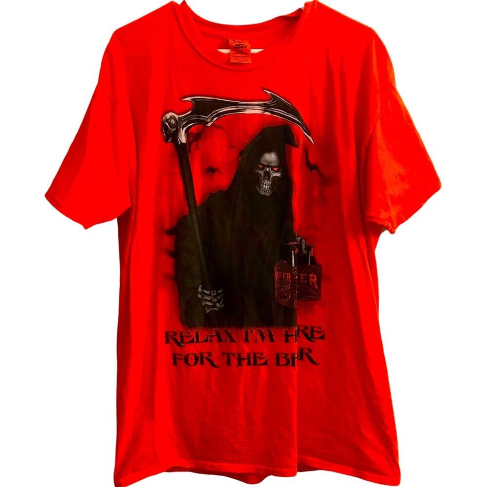 Happy Halloween Relax, I'm here for the Beer Unisex T-shirt Size Large
